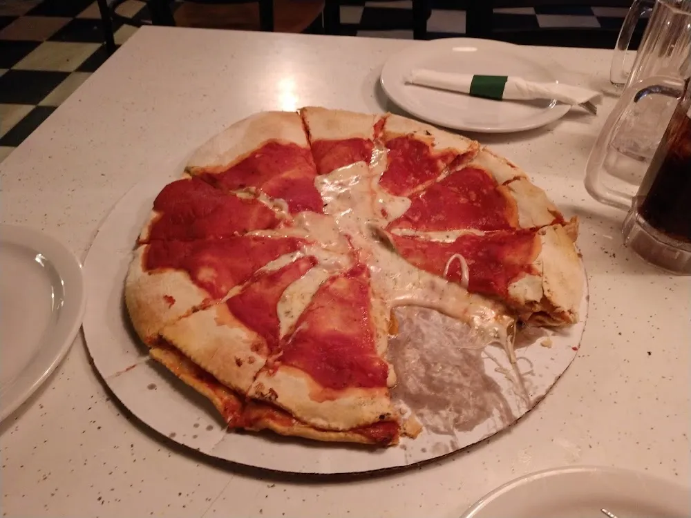 Large Sausage Pepperoni Mushroom Stuffed Pizza