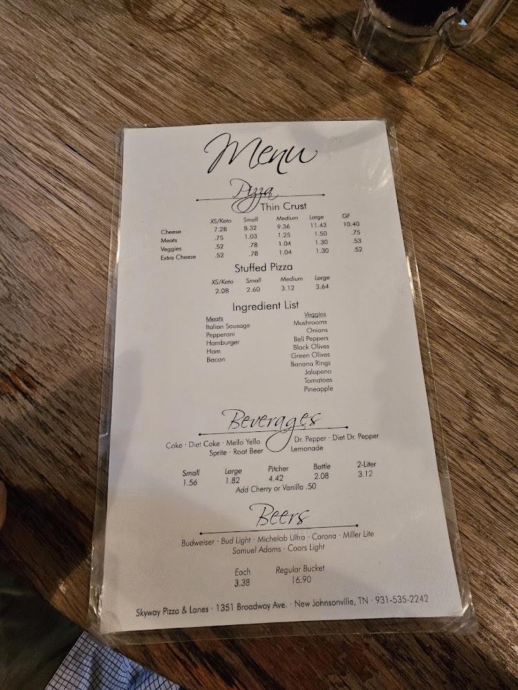 Skyway Pizza Menu image 4