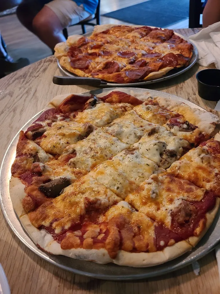 Sausage and Mushroom Pizza